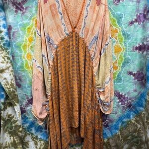 Beautiful Sherbet colored Kantha Bae Eclipse Dress